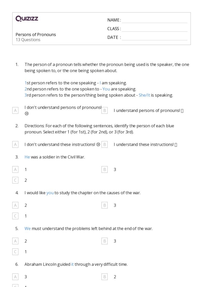 Correcting Shifts in Pronoun Number and Person Exercise 23 Sixth grade grammar worksheet focused on fixing errors in pronoun number and person consistency