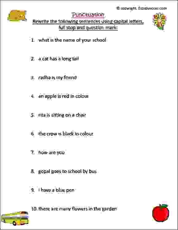 Punctuating Your Letter Worksheet 17 Fourth grade students practice editing punctuation errors in a letter writing exercise