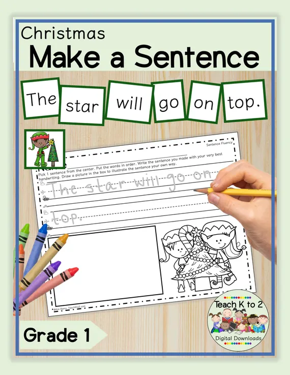 Second grade punctuation glossary worksheet for building reading fluency