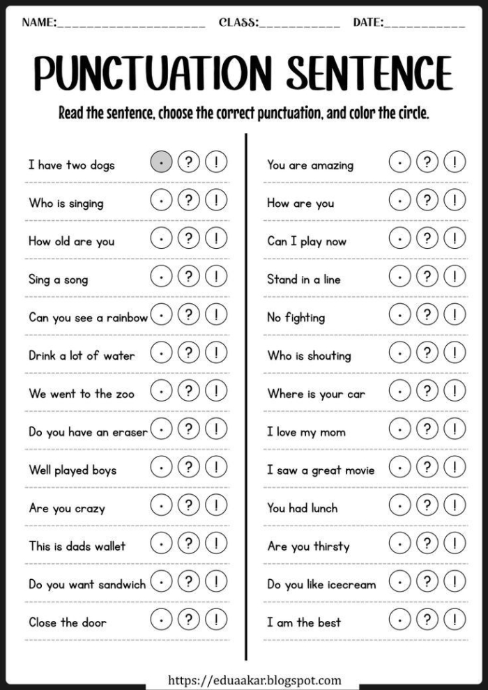 Adding Punctuation: Help Henry the Hiker with his journaling task Henry the Hiker working on his Punctuation Practice worksheet for fourth graders