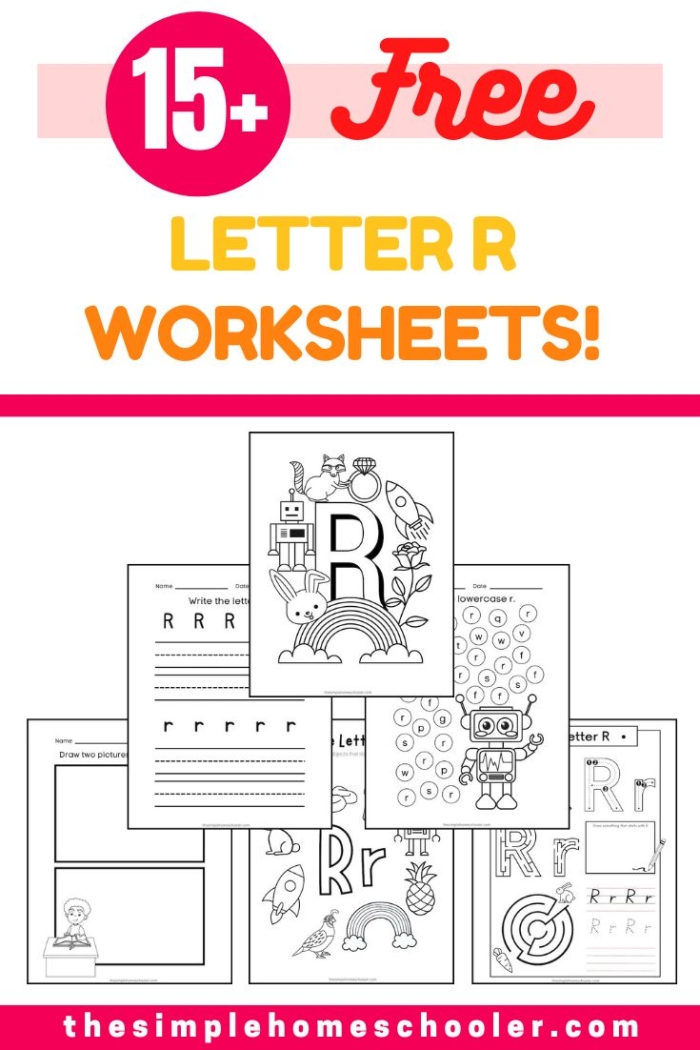 Time and Money worksheet for Pre-K Colorful worksheet featuring the letter R for preschoolers to practice sounds and coloring. Engaging 'R is for...' activity sheet for young learners in the Time and Money category.
