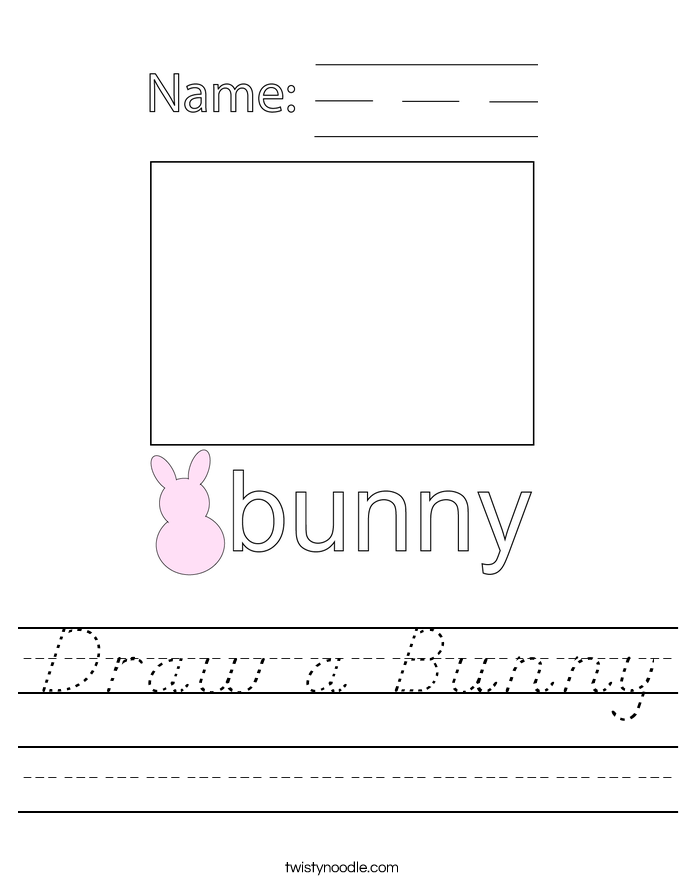 Engaging Race to Draw the Bunny! activity for Easter-themed learning fun Bunny drawing race worksheet for third graders to enhance phonics skills in a fun way