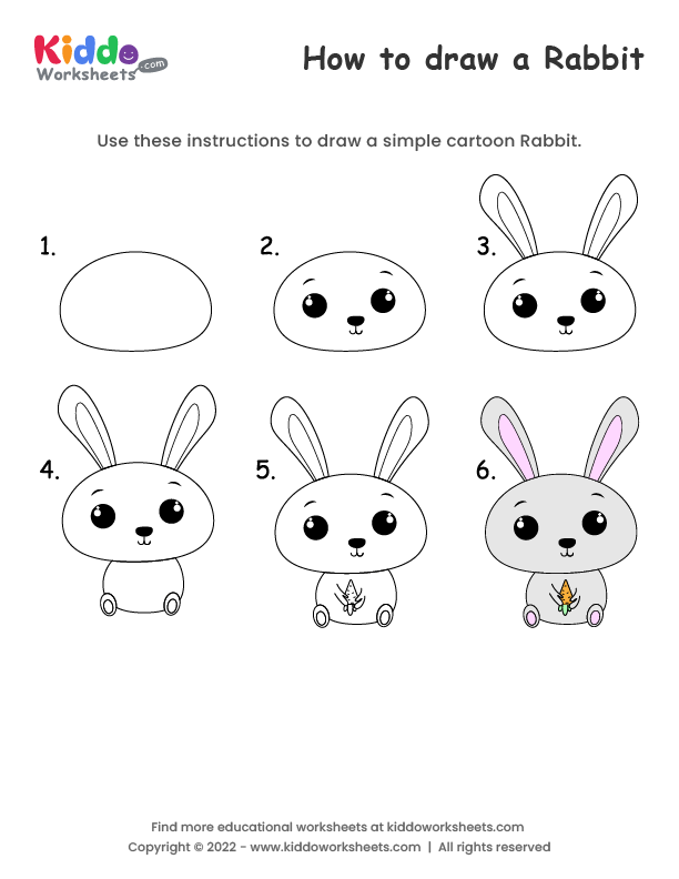 Engaging phonics activity for third graders during Easter celebrations Cute kids competing in a bunny drawing race for the Race to Draw the Bunny! worksheet