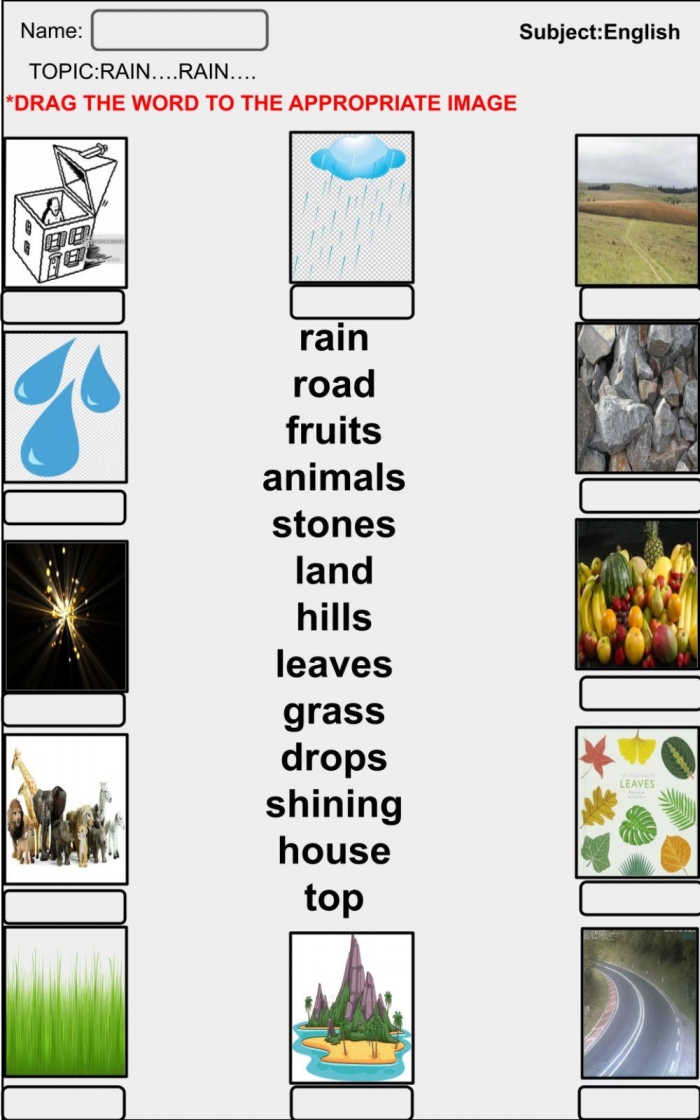 Engaging rain count activity sheet for young learners to explore numbers and weather Rain count worksheet designed for Pre-K children to practice counting on rainy days