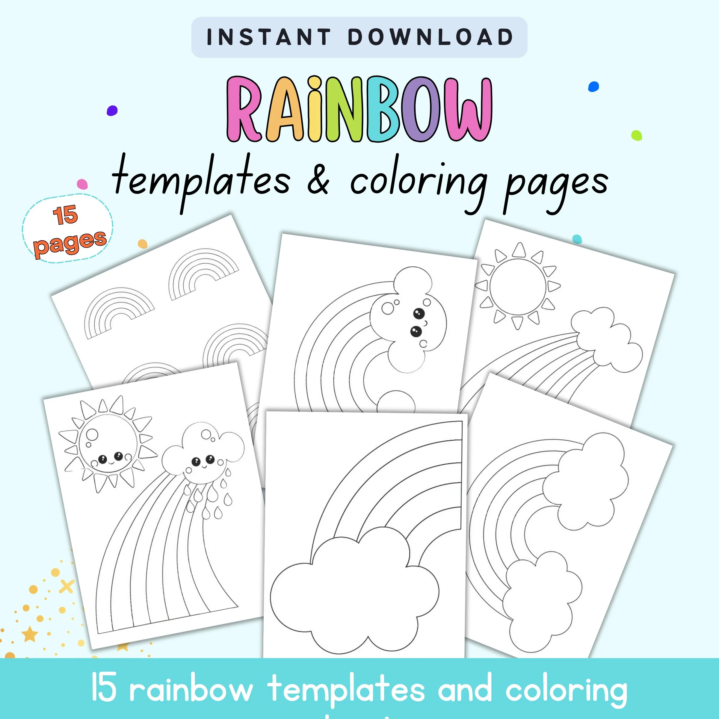 Rainbow color sequence worksheet for preschool learners to practice coloring and color recognition A child coloring a rainbow with red, orange, yellow, green, blue, and purple stripes in order