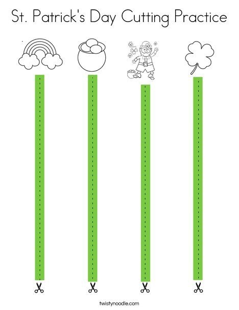 Colorful St. Patrick's Day Rainbow Dot-to-Dot worksheet for first graders