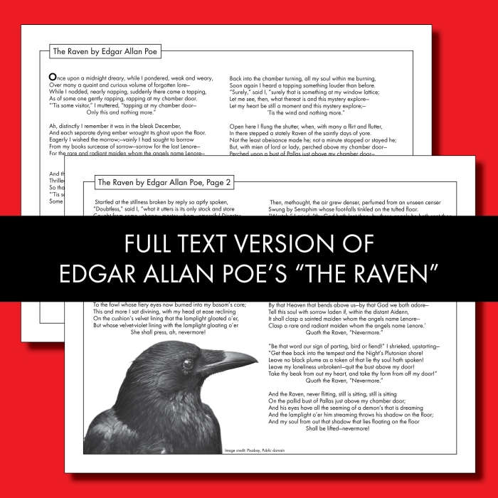 The Raven worksheet page 6 featuring spooky math exercises for elementary learners Fifth grade students solving mixed operations math problems with The Raven Halloween worksheet activity