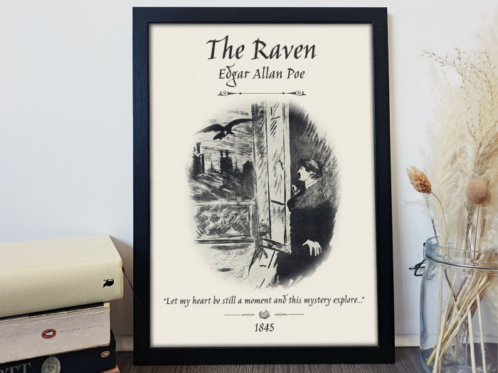 The Raven themed mixed operations worksheet for fifth grade 13 Fifth grade math worksheet featuring Edgar Allan Poe poem The Raven for mixed operations practice 13