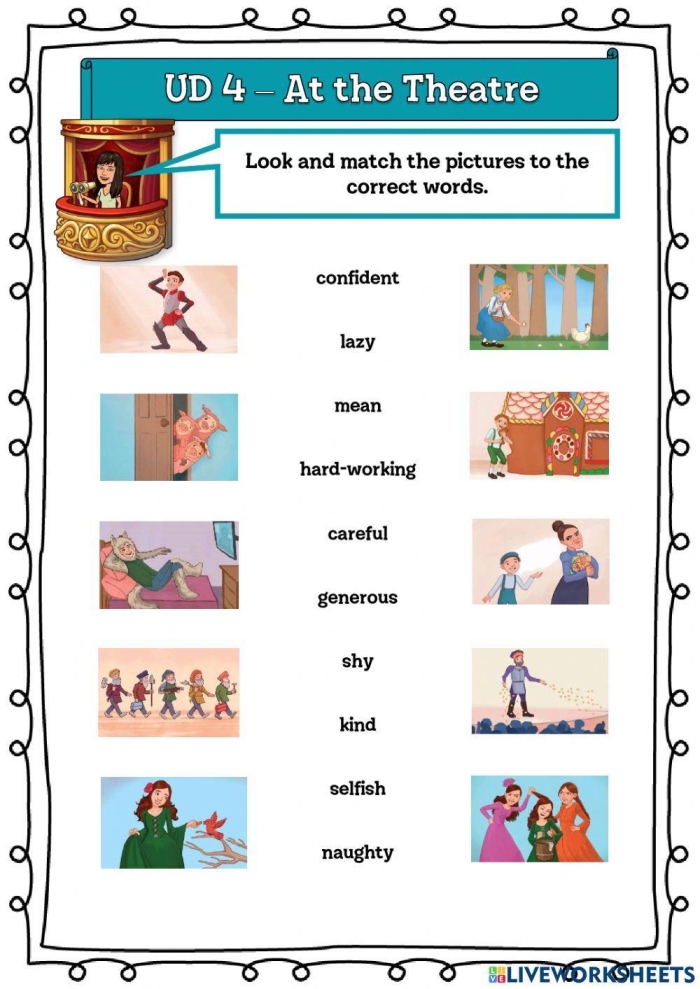 Third grade student working on a Reader’s Theater Camping in the Cold reading comprehension worksheet