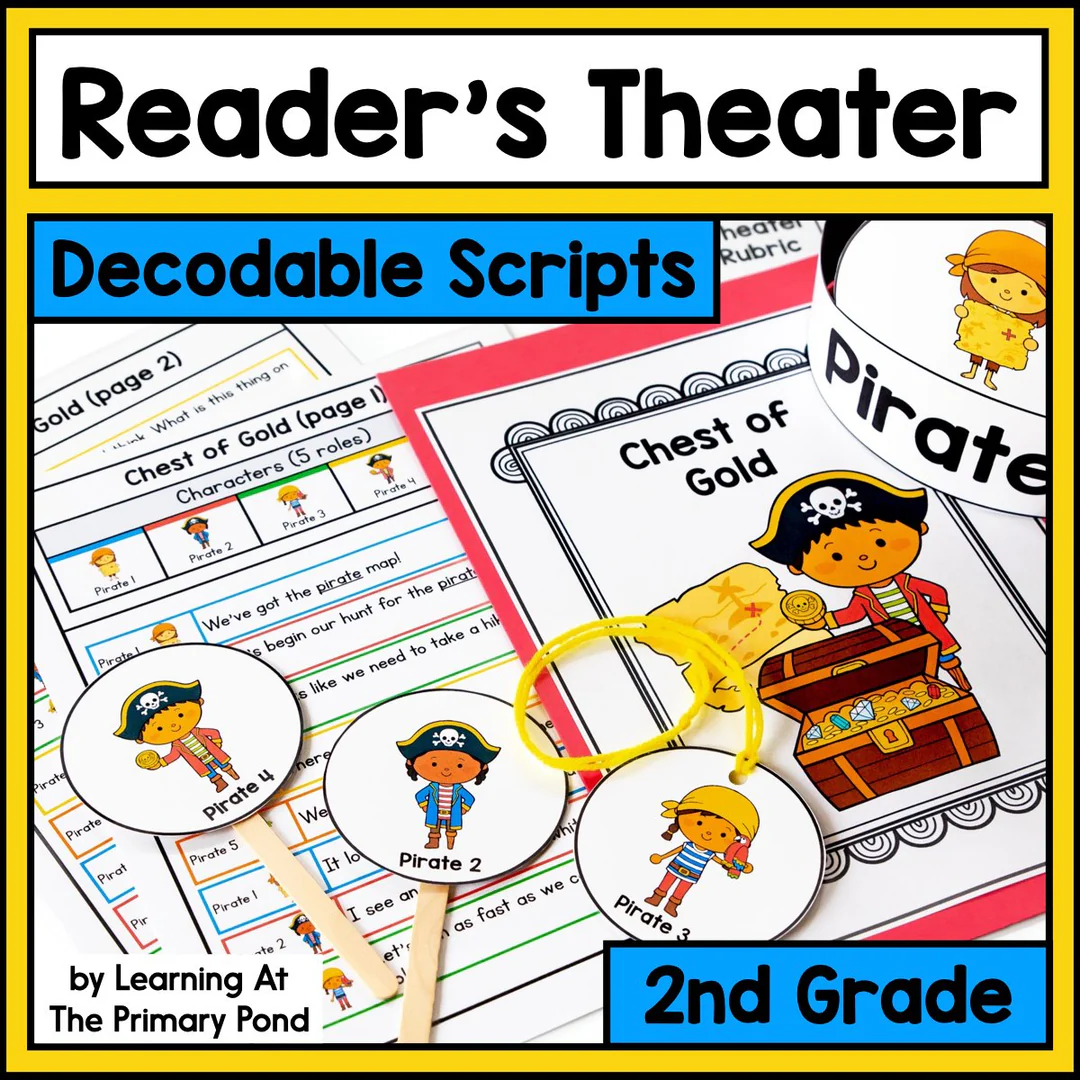 Second grade students reading a winter script about a snowman to practice subtraction skills