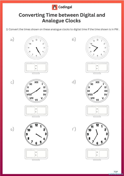 Reading Clocks Worksheet for Second Grade Math Practice 5 Second grade student completing a worksheet on reading clocks to tell time correctly
