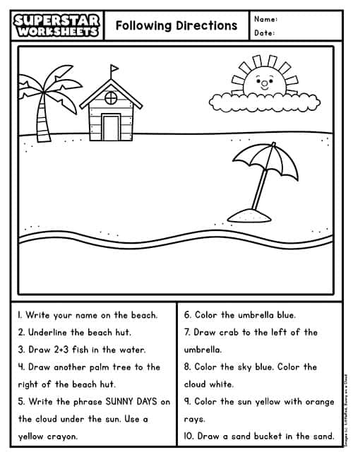 Worksheet image illustrating a tornado in a bottle activity for third graders to enhance reading comprehension skills. Engaging assignment for students to practice following directions in division.