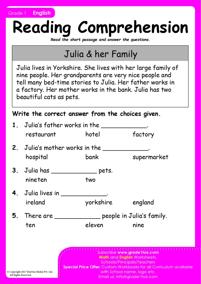 Reading Comprehension Lost and Found Worksheet 6 for Seventh Grade Seventh grade students analyzing literary elements and vocabulary in the Lost and Found fiction worksheet