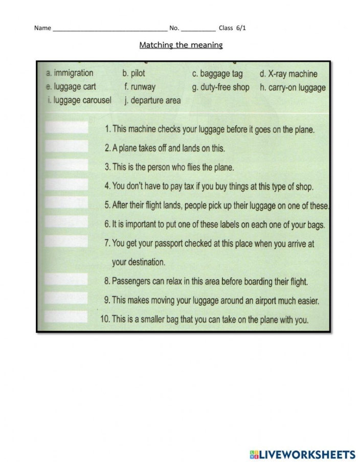 Fourth grade student completing a math worksheet about airport flight schedules