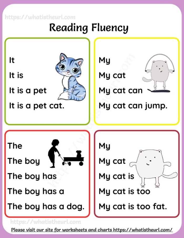 Children practicing reading fluency with an excerpt from Through the Looking-Glass