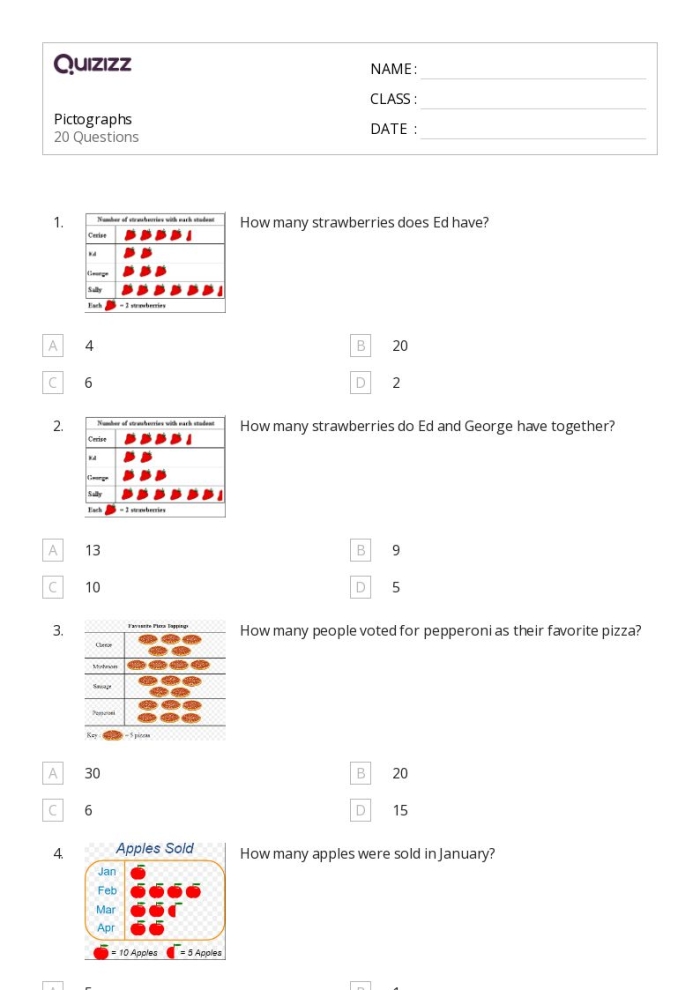 Engaging third graders in data interpretation through pictographs in civics lessons Students analyzing a pictograph for the Reading Pictographs: Building a New Town worksheet