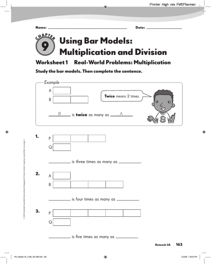 Engaging math exercise designed to enhance multiplication skills in students Real World Multiplication worksheet for fifth graders featuring multi-step word problems