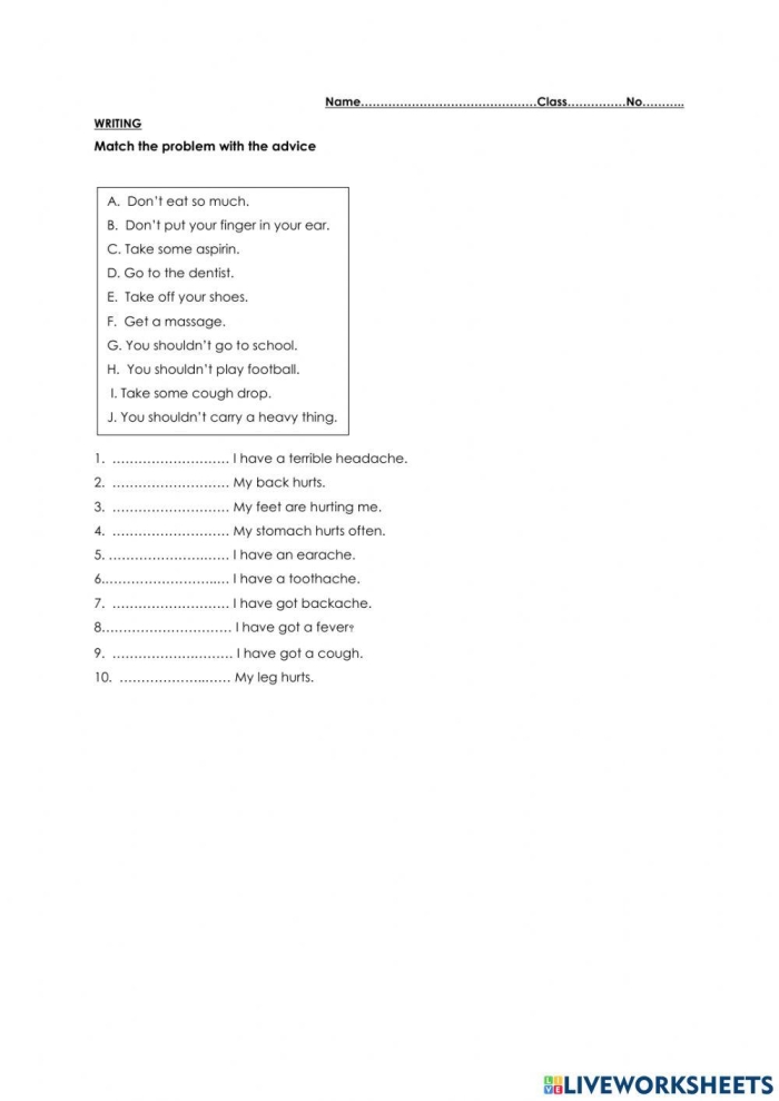 Offer Yourself Advice Worksheet for Sixth Grade American Sign Language Lesson 16 Sixth grade ASL worksheet showing a student writing a reflective letter to themselves about overcoming a personal challenge.