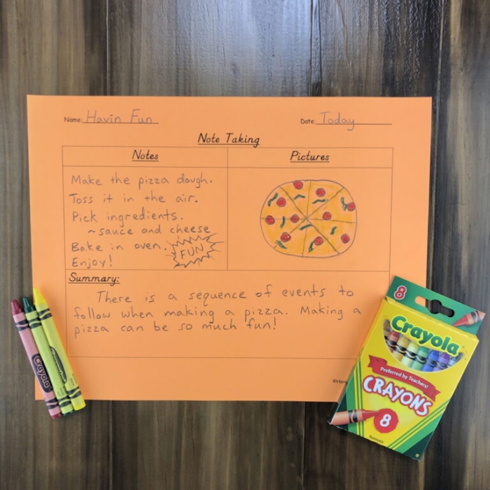 Sixth Grade Fractions Research Note-Taking Graphic Organizer Worksheet 19 Research Graphic Organizer template for sixth grade students to organize notes and gather information about fractions for informational writing