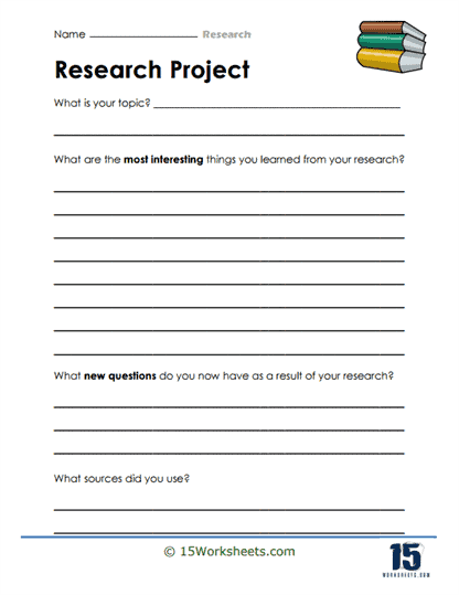 Graphic organizer for researching an important person in third grade