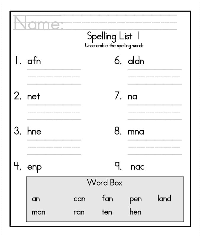 Helpful tool for students to improve their spelling and revision skills Revising Spelling worksheet for second graders to track their writing revisions