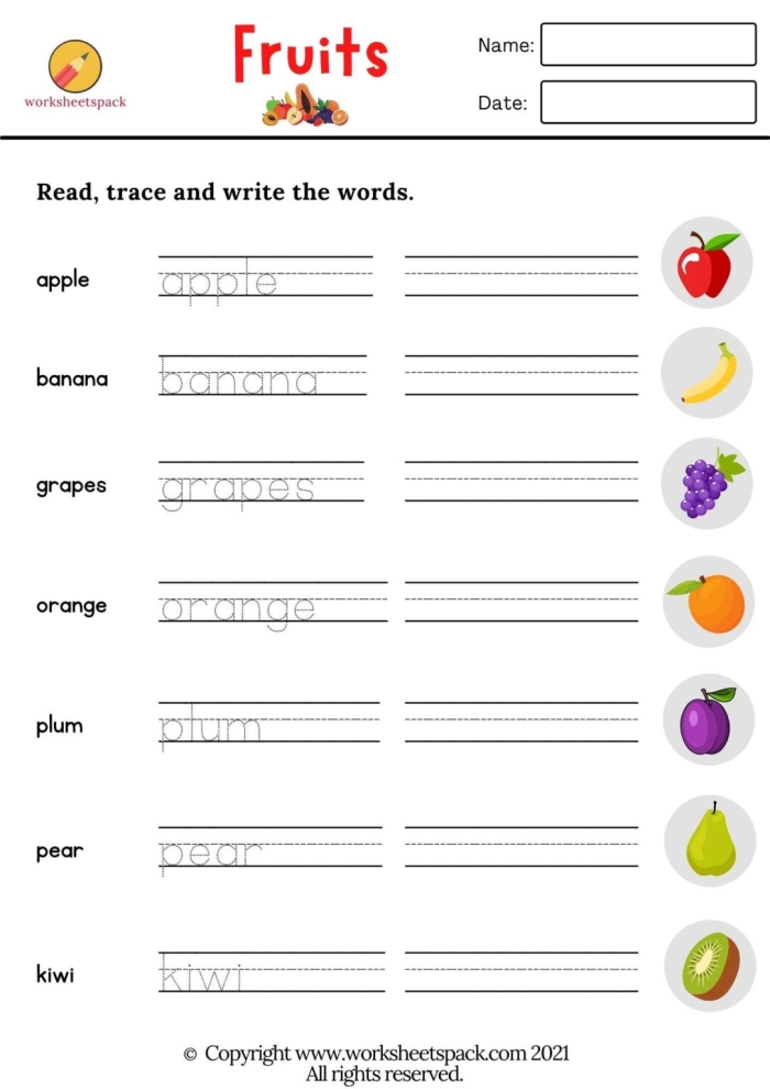 Rhyming Words For Kids Worksheet Activity 7 for Beginning Readers First grade student matching rhyming words and pictures on a worksheet to develop early reading skills