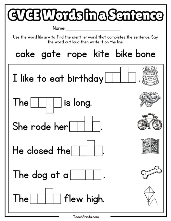 First grade student using a dice to play the Roll a Word long A CVCe phonics game