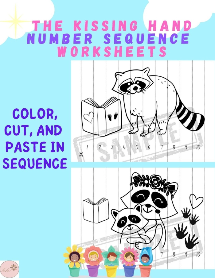 Worksheet illustrating story sequencing for a roller skating adventure between two friends. Story Sequencing: Roller Skating worksheet for second graders.