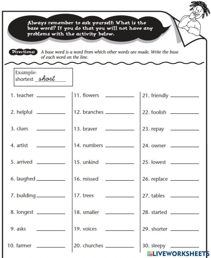 Fractions worksheet for Fifth Grade Worksheet showcasing vocabulary and root word activities for fifth graders learning about fractions. Engaging Rockin' Root Words exercise for enhancing language skills in the classroom.
