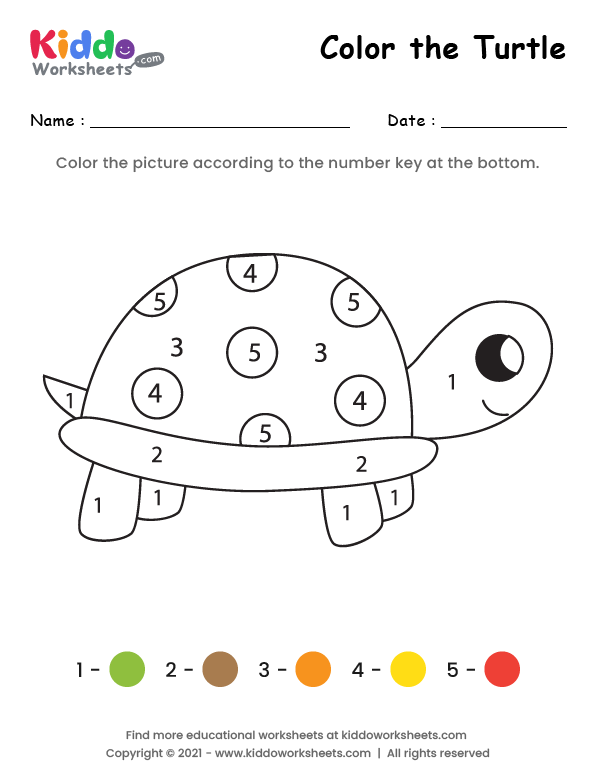 Rounding Color by Number: Sea Turtle and Sea Stars for third graders Color by number worksheet featuring a sea turtle and sea stars to teach rounding concepts
