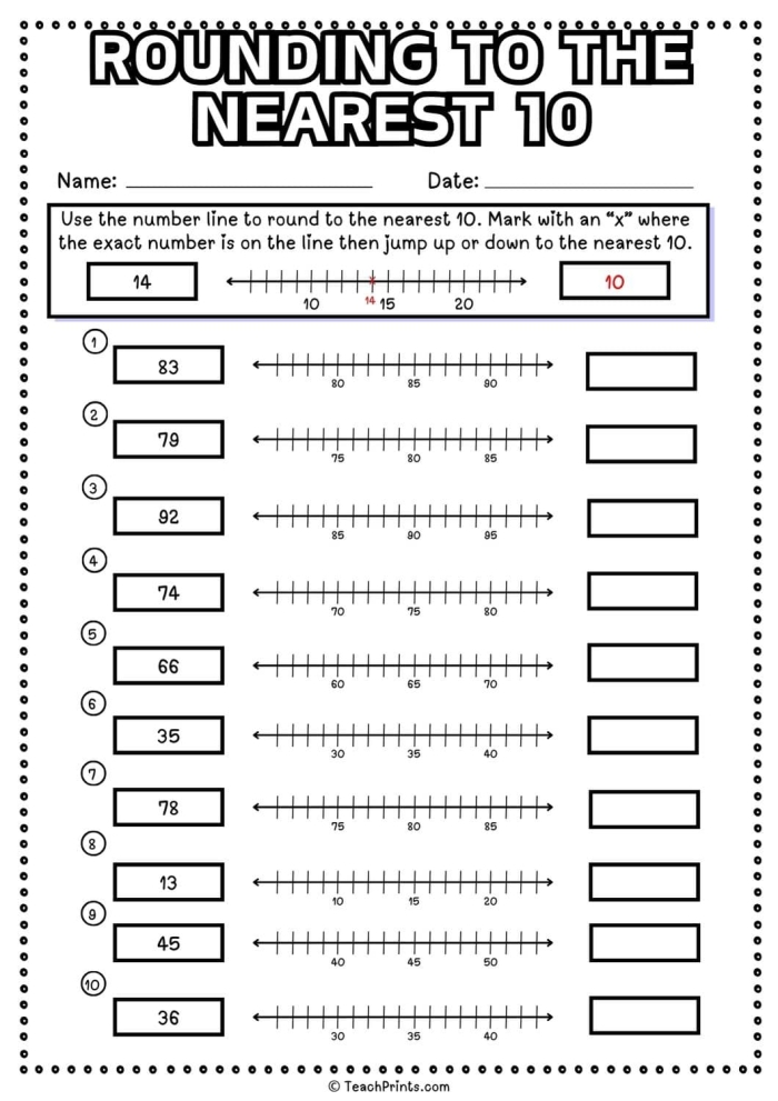 Ratios and Proportions worksheet for Third Grade Rounding to the Nearest 10 worksheet for Third Grade