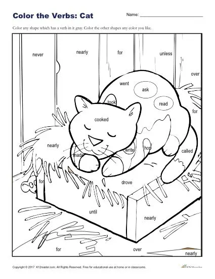Coloring page featuring a finish line scene for a running-themed worksheet for Pre-K children