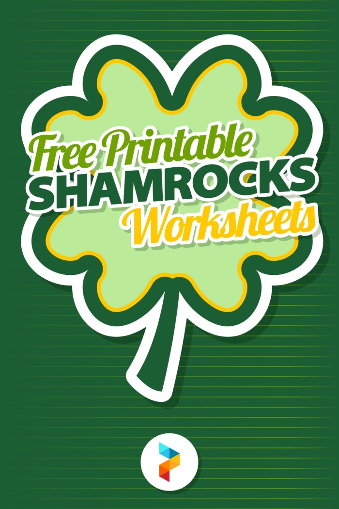 Shamrock-themed worksheet for subtraction practice in Pre-K, featuring a coloring activity. Fun S is for Shamrock worksheet to enhance learning and celebrate St. Patrick's Day.