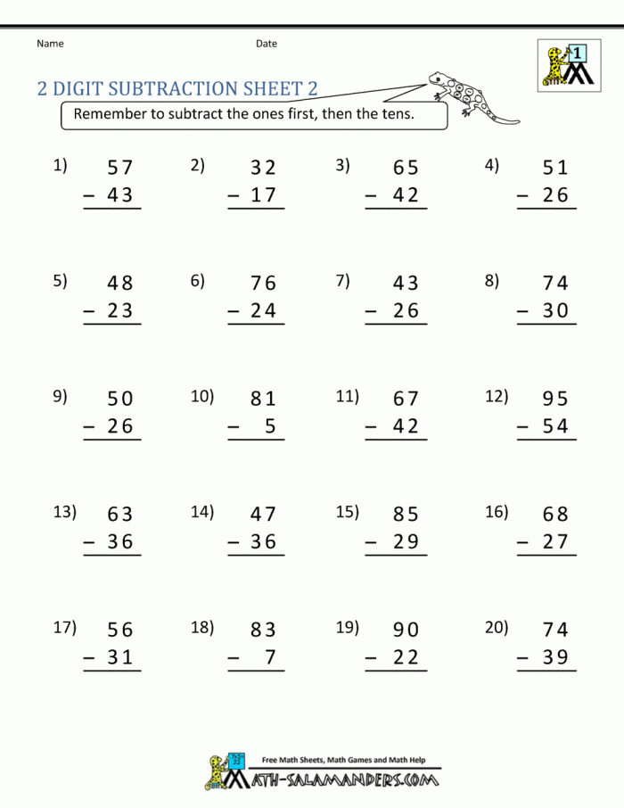 Engaging math practice for second graders to master two-digit subtraction Sailing With Subtraction worksheet for practicing two-digit subtraction skills