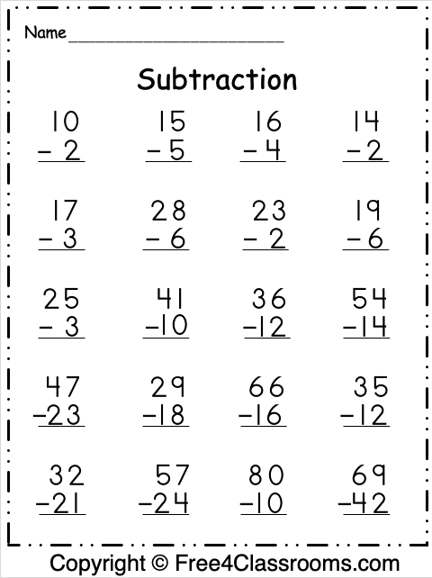Sailing With Subtraction: Two-Digit Practice Worksheet for Second Grade Worksheet for practicing two-digit subtraction with a sailing theme for second graders