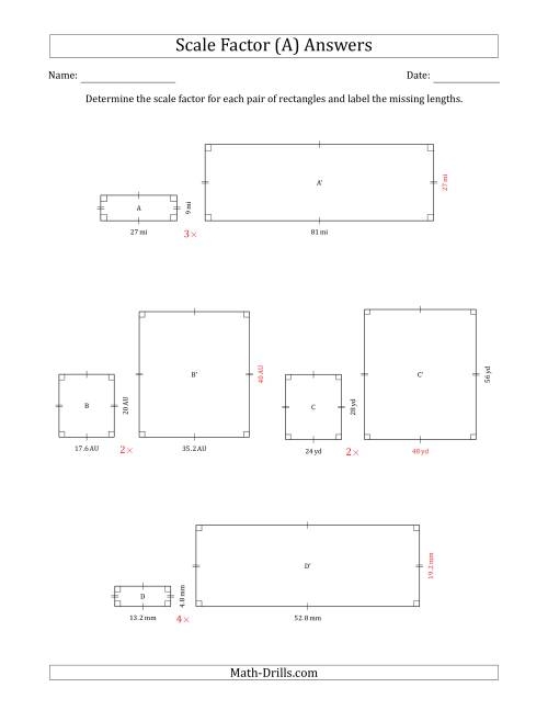 Seventh grade math worksheet displaying floor plans for calculating actual room areas from scale drawings