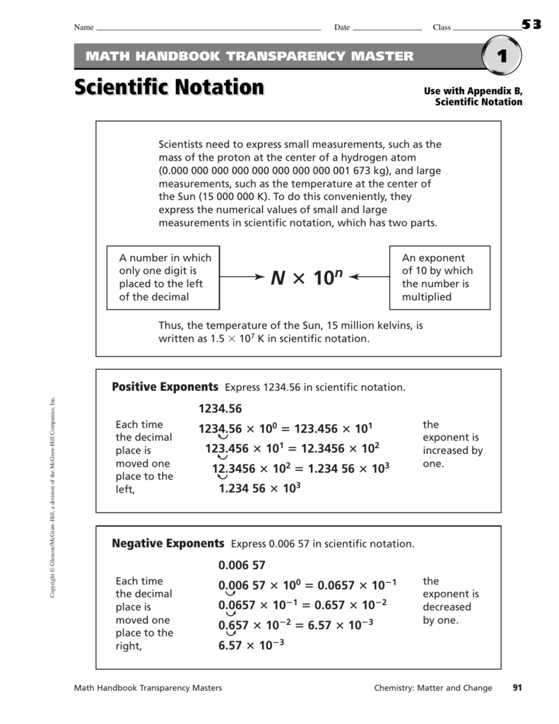 Operations With Numbers in Scientific Notation Practice Sheet 7 Eighth grade math worksheet focusing on performing addition subtraction multiplication and division with scientific notation