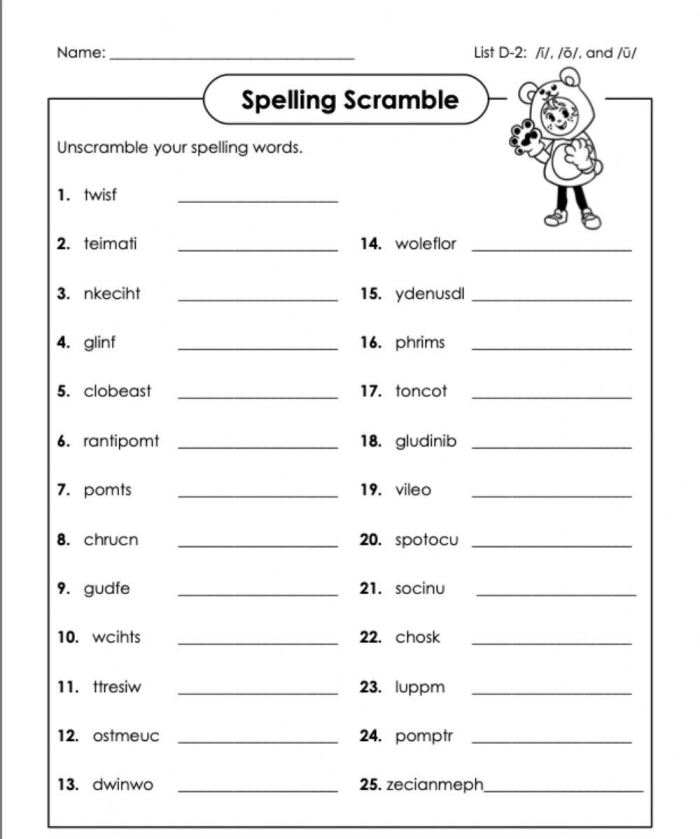 Scrambled Sentences worksheet featuring fun cake phrases for second graders