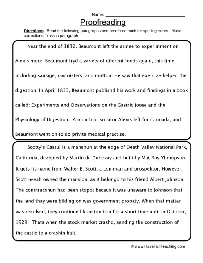Sixth grade students practice correcting spelling errors in seasonal sentences on this grammar worksheet 15