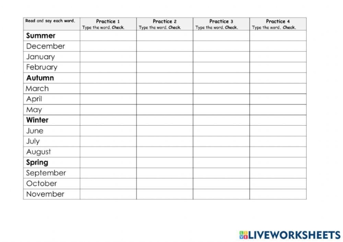 Seasons and Months Match-Up Learning Exercise for Young Learners Kindergarten student matching seasons to months on a colorful worksheet activity