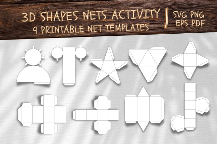 worksheet featuring 3-D shapes for second graders to label and analyze