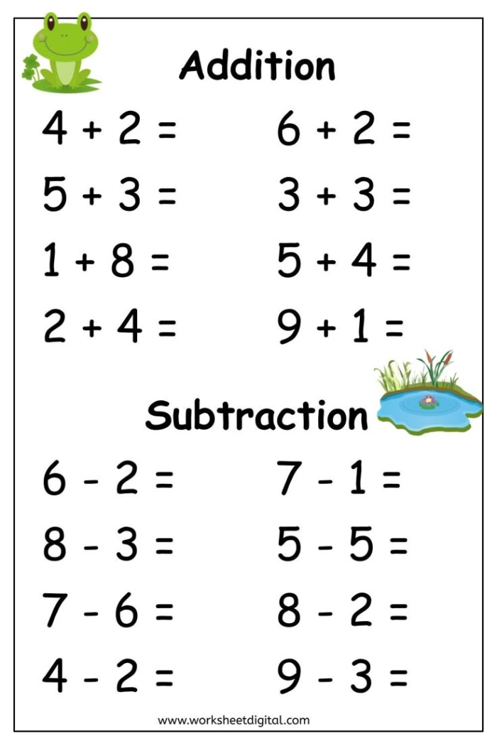 Fun multiple choice addition and subtraction worksheet activity for second grade learners Second grade students practicing addition and subtraction problems with multiple choice bubble answers for ratios and proportions