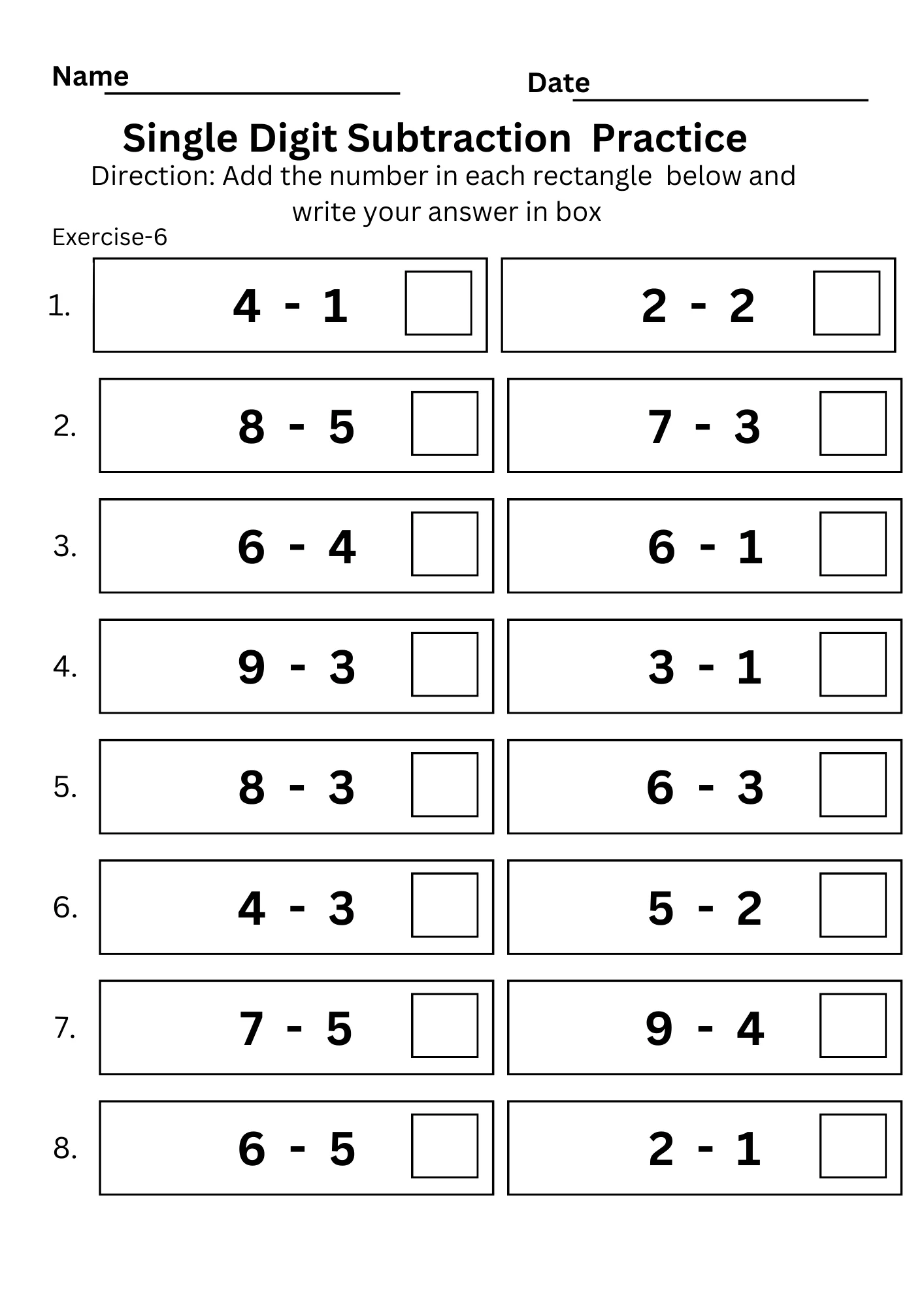 Two-digit addition and subtraction practice worksheet for second graders
