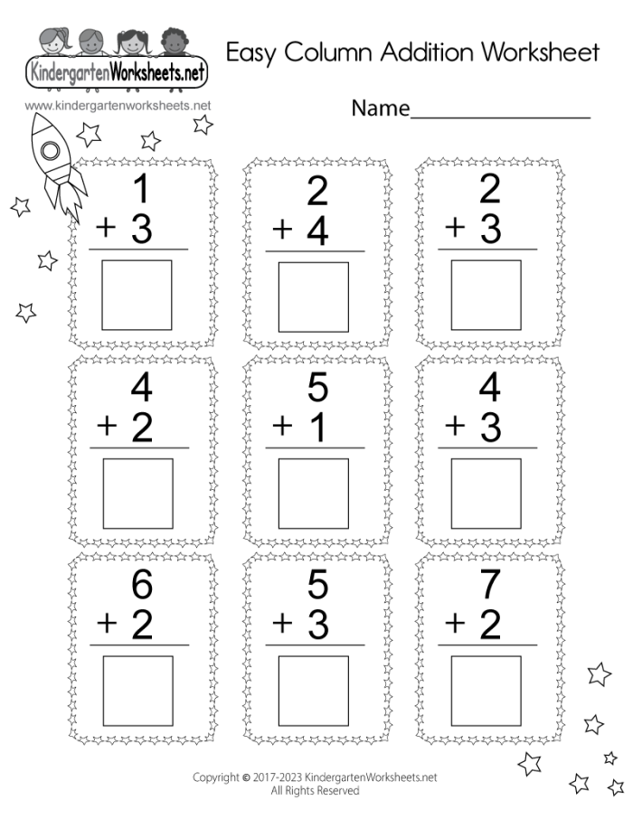 Second grade addition worksheet featuring colorful illustrations and math problems