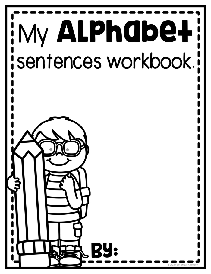 Engaging activity for young learners to arrange scrambled words in order Alphabetical Sentences worksheet for second graders to practice sentence formation