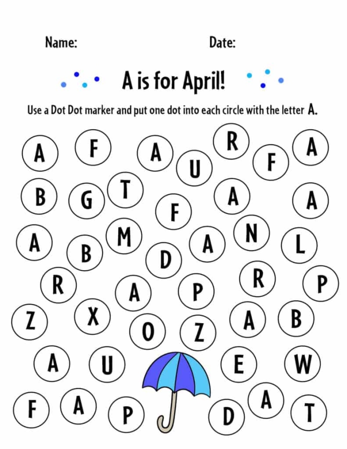 Printable April Calendar Worksheet for Second Grade Reading Lesson 3 A second grade student using a printed April calendar worksheet to count the days of spring