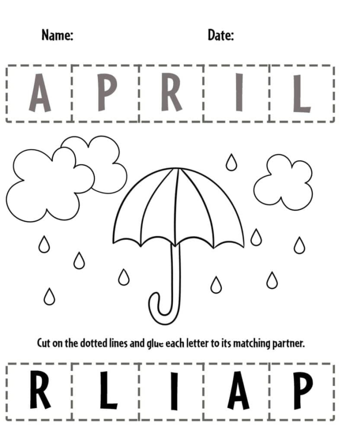 April Calendar Counting Activity for Second Grade Learners A second grade student using a printable April calendar worksheet to count spring days and practice calendar skills