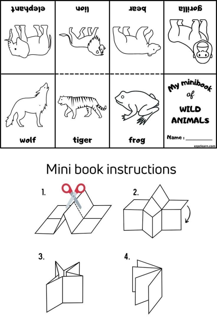Build a Bar Graph: Favorite Wild Animals worksheet for analyzing data Worksheet displaying a bar graph of favorite wild animals for second graders