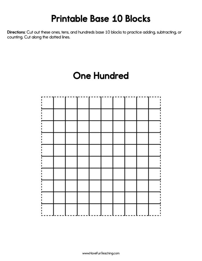 Second grade math worksheet featuring base 10 blocks for practicing mixed operations