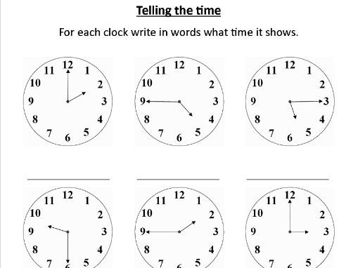 Reading Clocks Practice Worksheet 10 - Set the Clock Hands to the Correct Time Second grade students practice telling time by setting clock hands to match given times on this reading clocks worksheet activity